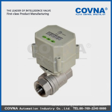 SS 304/316 motorized ball valve for IC card meters/water treatment